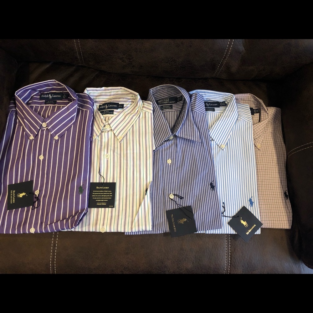 Men’s Ralph Lauren button down shirts